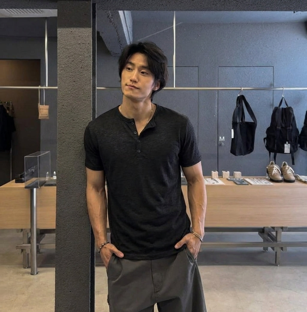 The Essential Short Sleeve Henley