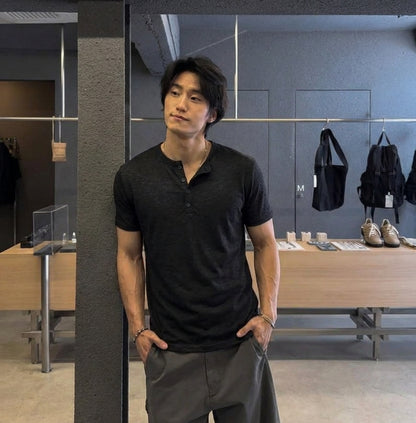 The Essential Short Sleeve Henley