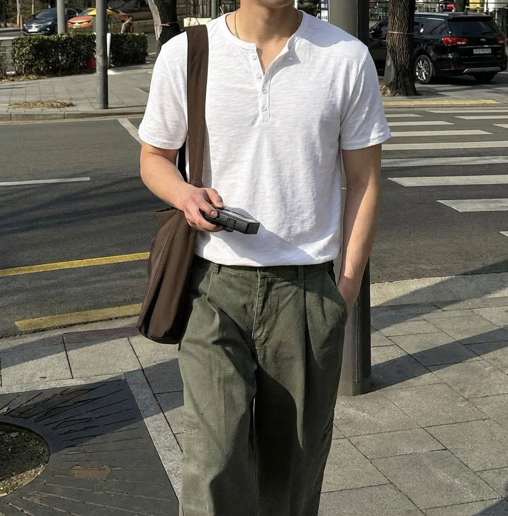 The Essential Short Sleeve Henley